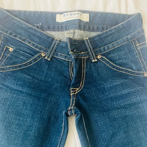 Hudson Jeans low Rise Blue Denim - Picture 1 of 5